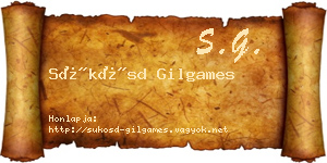 Sükösd Gilgames névjegykártya
